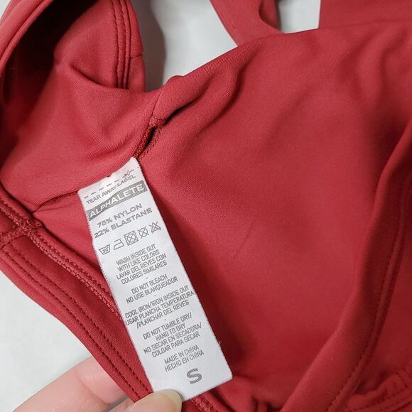 Alphalete Red Rust Sports Bra - Picture 4 of 4